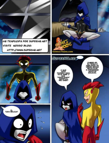 Ravena vs flash – quadrinhos eroticos